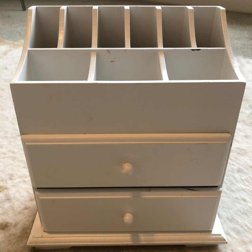 Wooden Makeup Organizer